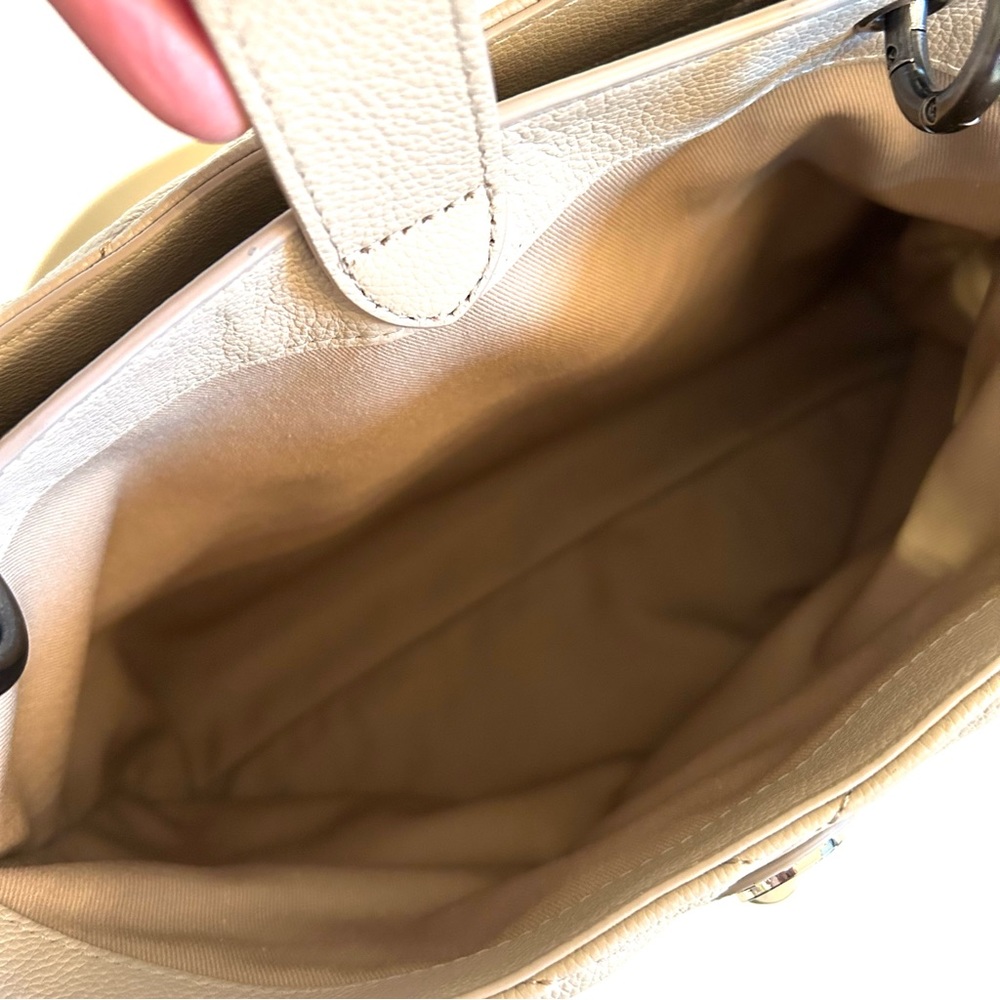 Like New Rebecca Minkoff Quilted Leather Shoulder Bag in a Blush/Taupe Color. - Picture 9 of 10